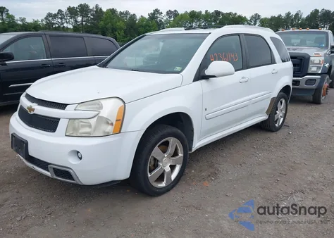 2008 Chevrolet Equinox Sport из США, поврежденный, VIN 2CNDL537186039676
